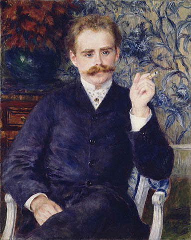 <em>Albert Cahen d’Anvers</em>, Pierre Auguste Renoir, 1881. The J. Paul Getty Museum. The portrait was sold by the Cahen d’Anvers family to a Swiss gallery in 1971.