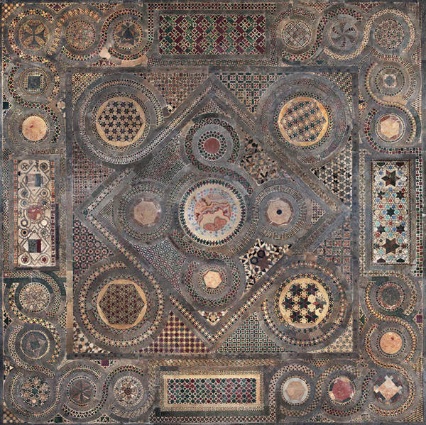 The Cosmati pavement after cleaning and conservation. Courtesy of Westminster Abbey.