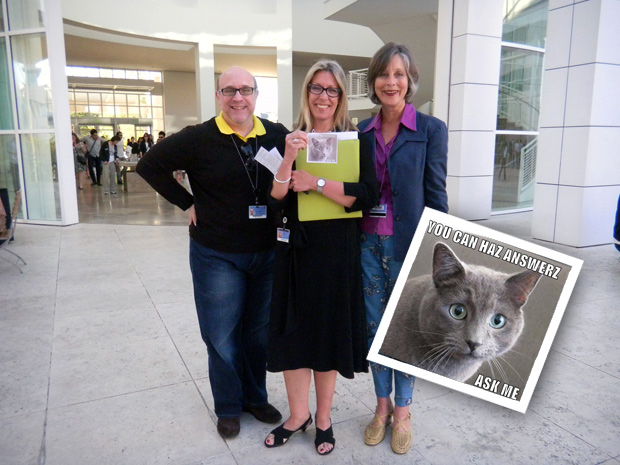 John Giurini, Antonia Bostrom, and Clare Kunny You can has answerz! John Giurini, Antonia Boström, and Clare Kunny with a LOLCATS tag.