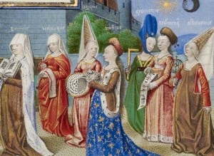 Permalink to The Medieval Clotheshorse: Roger Wieck on the Fashion Revolution of the Middle Ages Philosophy Presenting the Seven Liberal Arts to Boethius (detail), miniature in a French manuscript of The Consolation of Philosophy attributed to the Coëtivy Master, about 1460–70