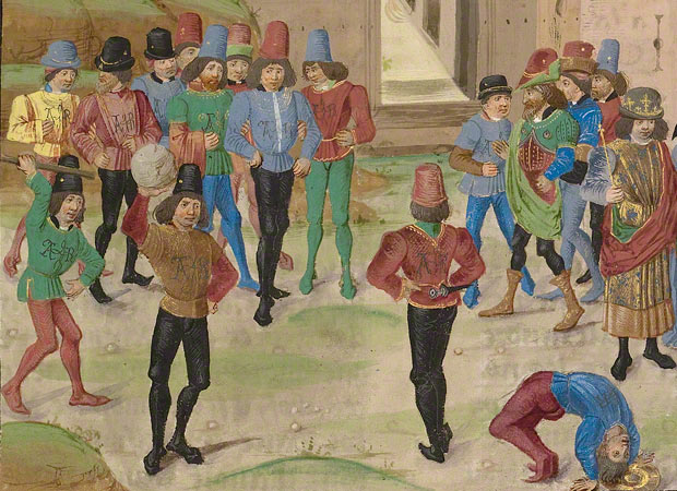 medieval paintings of men