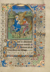 Permalink to Have You Seen an Illuminated Manuscript Lately? The Flight into Egypt / French