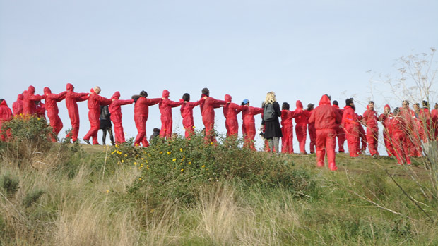 Practicing for Lita Albuquerque's Spine of the Earth 2012