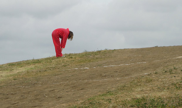 Practicing for Lita Albuquerque's Spine of the Earth 2012