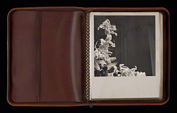 Original leather portfolio with prints / Robert Mapplethorpe