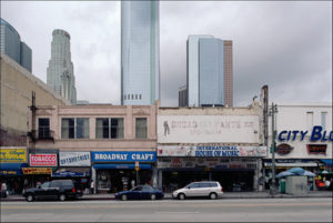 Permalink to Finding Beauty in L.A.’s Visual Clutter South Broadway in downtown L.A.