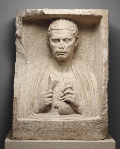 Permalink to Yes, Art Really Is Hard Work Grave Relief of a Silversmith / Roman