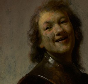Permalink to Laughing Out Loud! Rembrandt Self-Portrait Now on View at the Getty Close-up of face in Rembrandt Laughing / Rembrandt Harmensz. van Rijn