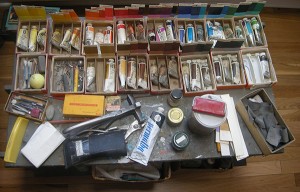 Permalink to The Value of Record Keeping: Frederick Hammersley’s Painting Books Frederick Hammersley's paints and studio tools / Albuquerque, New Mexico