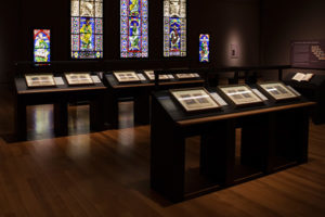 Permalink to Art and Experience in Canterbury and L.A. Installation view of Canterbury and St. Albans at the Getty Center