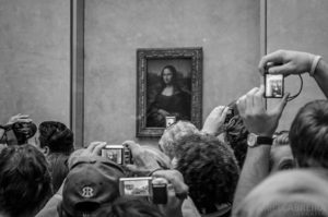 Permalink to Struck by Lightning at the Louvre Crowds throng the Mona Lisa at the Louvre Museum, Paris