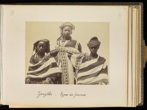 Permalink to Photographs of Africa from the Late 1800s Women from Zanzibar, plate 40 / Edouard Foa