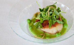 Permalink to Great Literature Inspires Culinary Creations for “Selected Shorts” Pea tendrils with scallop / Getty Restaurant