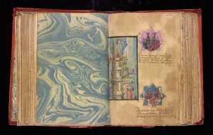 Permalink to 16th-Century Album Records Social Network of Europeans in Istanbul Leaf 119 verso and 120 recto from Johann Joachim Prack von Asch’s liber amicorum (book of friends), 1587–1612. The Getty Research Institute, 2013.M.24