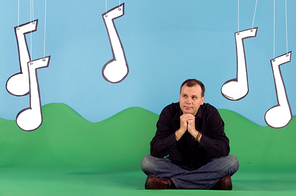 Alastair Moock, a featured performer at August's Garden Concerts for Kids