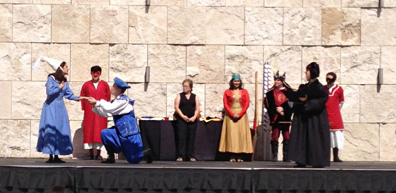 Les enfans sans abri at the Getty Center