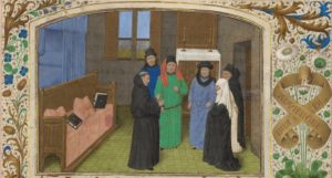 Permalink to The Ghost That Wasn’t There A Monk and Guy’s Widow Conversing with the Soul of Guy de Thurno (detail) in The Vision of the Soul of Guy de Thurno, Simon Marmion, 1475. The J. Paul Getty Museum, Ms. 31, fol. 7