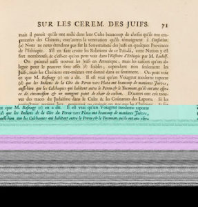 Permalink to Preventing Digital Decay Digitally decayed scan of a book from the Getty Research Institute / Bernard Picart