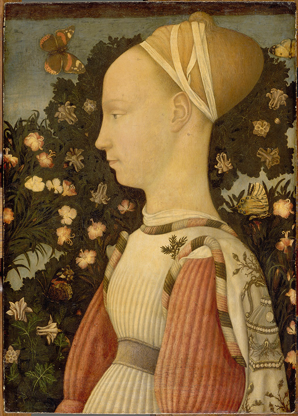 Portrait of Ginevra d'Este / Pisanello