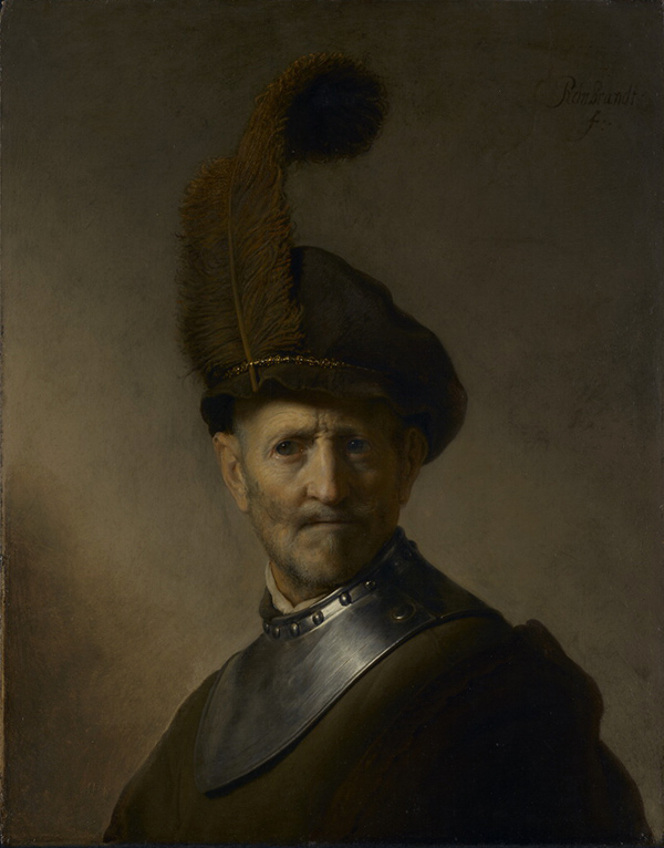 An Old Man in Military Costume / Rembrandt Harmensz. van Rijn