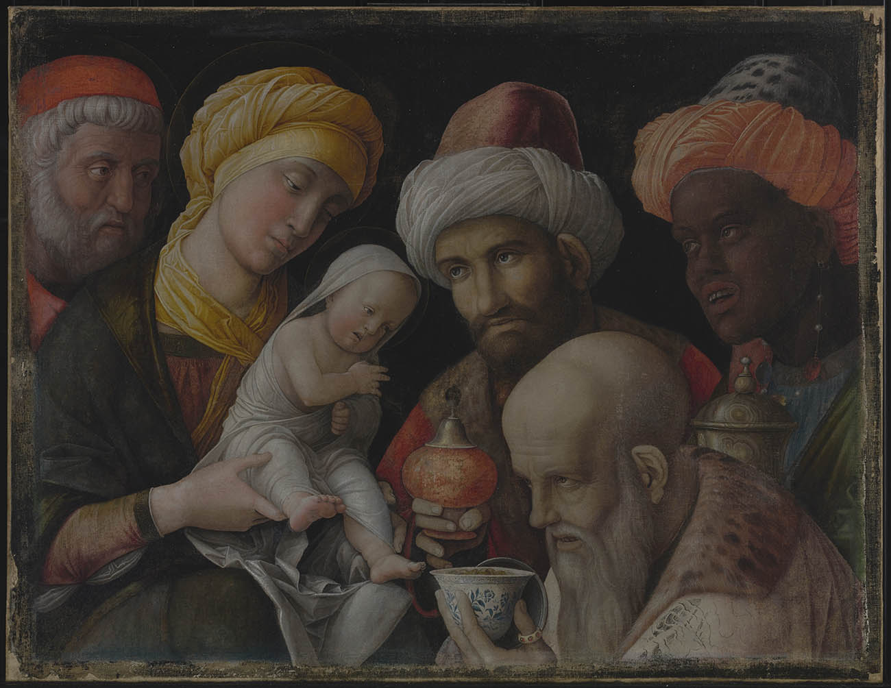 Adoration of the Magi, about 1495–1505, Andrea Mantegna