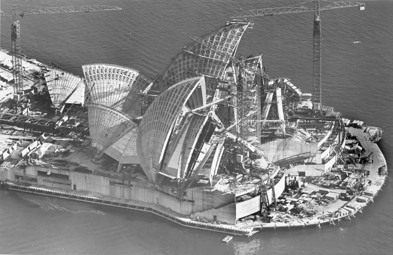 sydney opera house construction