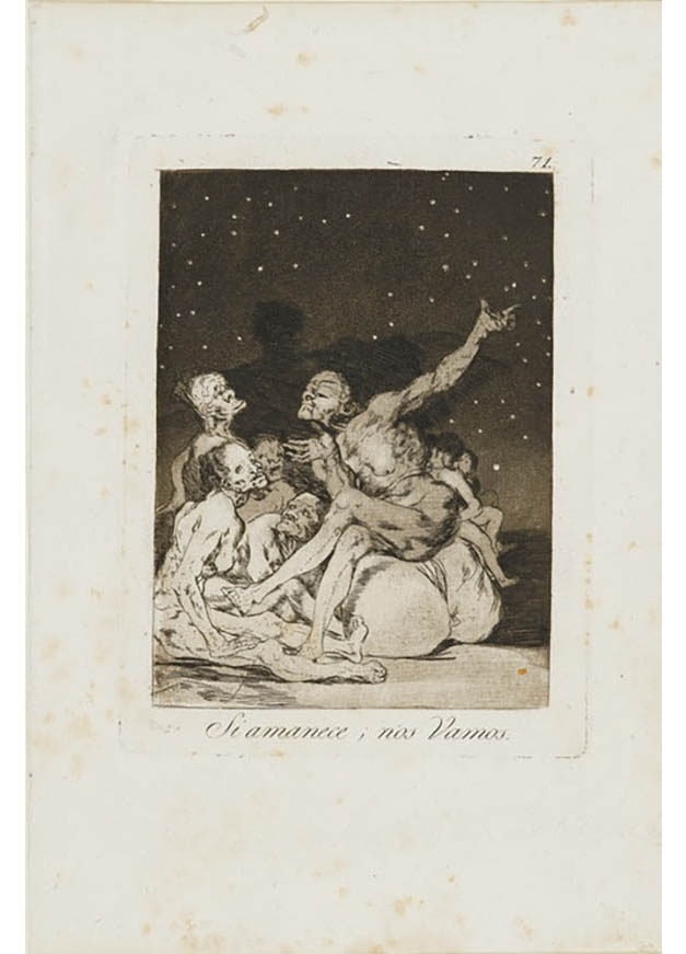 <em>When Day Breaks We Will Be Off</em>, 1799, Francisco José de Goya y Lucientes (Francisco de Goya) When Day Breaks We Will Be Off, 1799, Francisco José de Goya y Lucientes (Francisco de Goya)