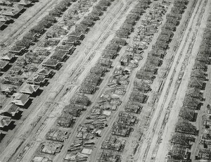 Framing, Lakewood, California, William Garnett