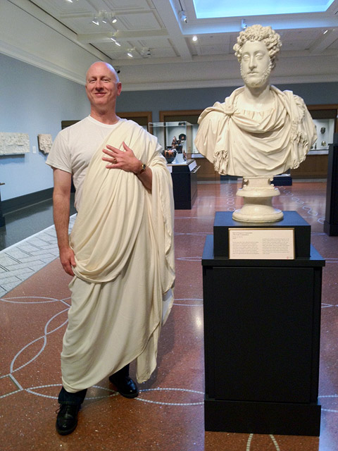 How to Wear a Toga the Ancient Roman Way | Getty Iris