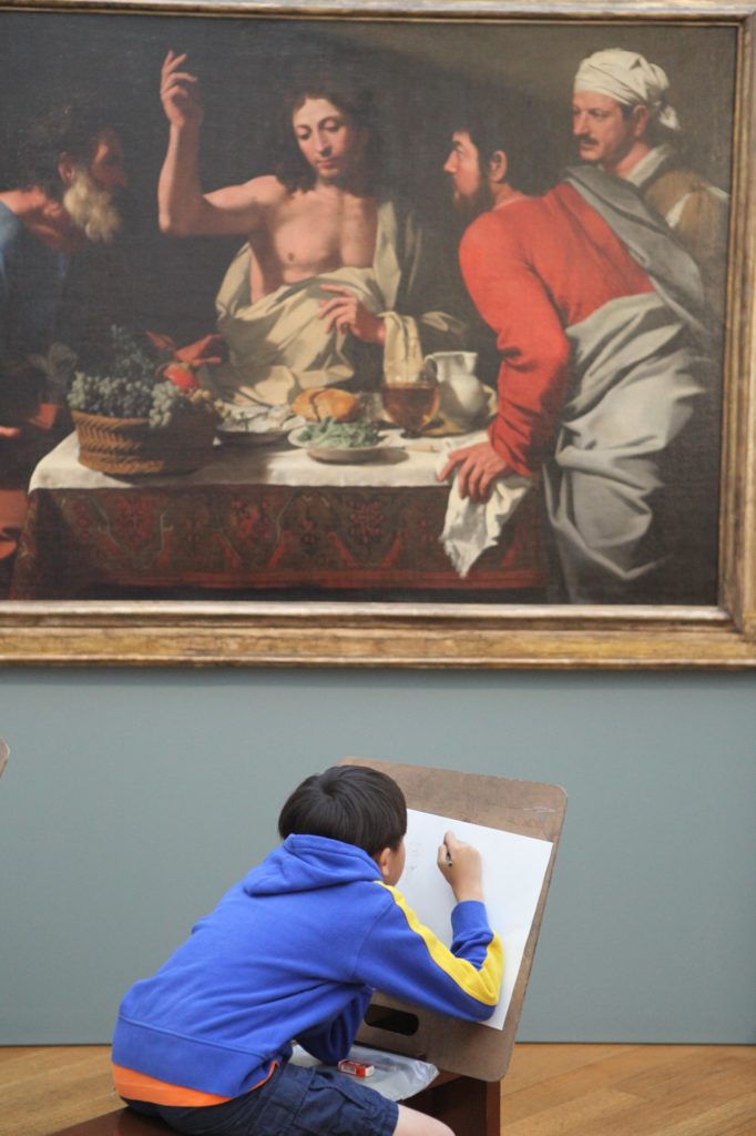 Child drawing
