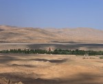 The cave temples of Dunhuang are surrounded by austere desert The cave temples of Dunhuang are surrounded by austere desert