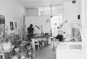 Ed Ruscha in his studio
