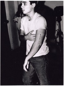 Shoot performance at F-Space Gallery in Santa Ana, California