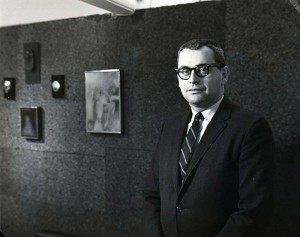 Felix Landau in his gallery on La Cienega