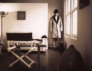 Craig Kauffman in Billy Al Bengston's studio