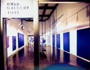 Yves Klein exhibition at Dwan Gallery
