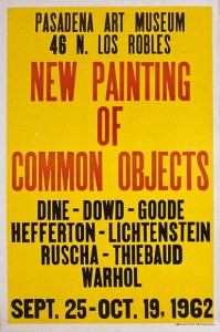 Poster for the exhibition New Painting of Common Objects