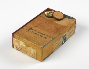 Business-card box for Charles Brittin