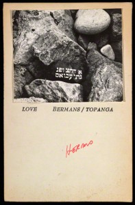 Card to George Herms