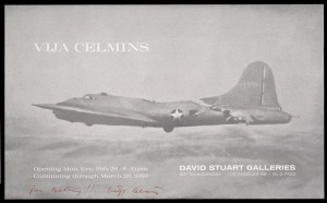Poster for Vija Celmins exhibition
