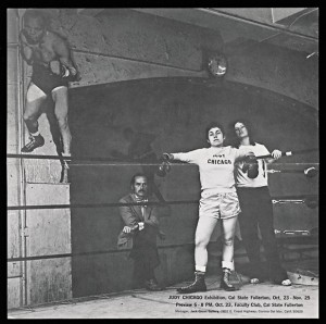 Announcement for Judy Chicago exhibition