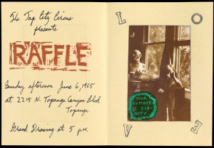 Announcement, “Raffle” at Tap City Circus