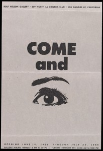 Announcement, Come and See exhibition